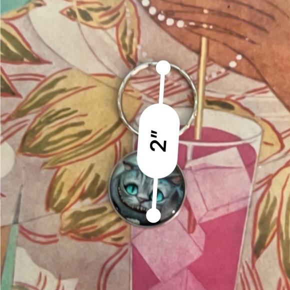 Cheshire cat key ring - Picture 4 of 4